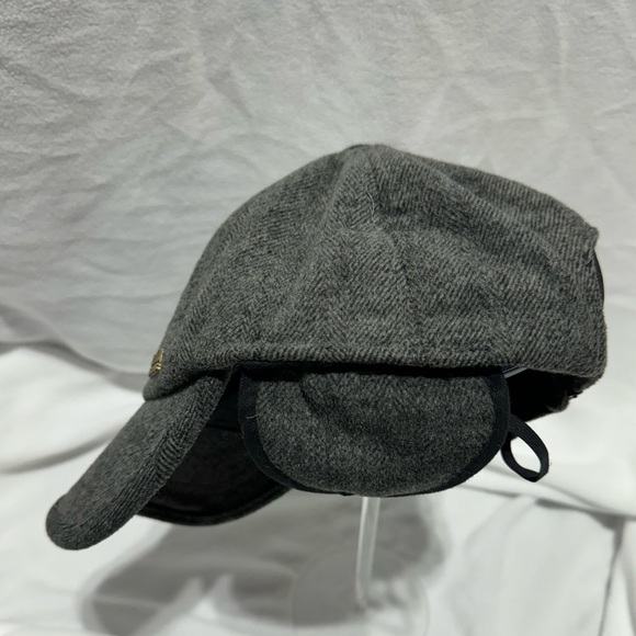 Men's Winter Warm Baseball Hat with Fold Earmuffs Warmer Metal Buckle - Picture 5 of 8